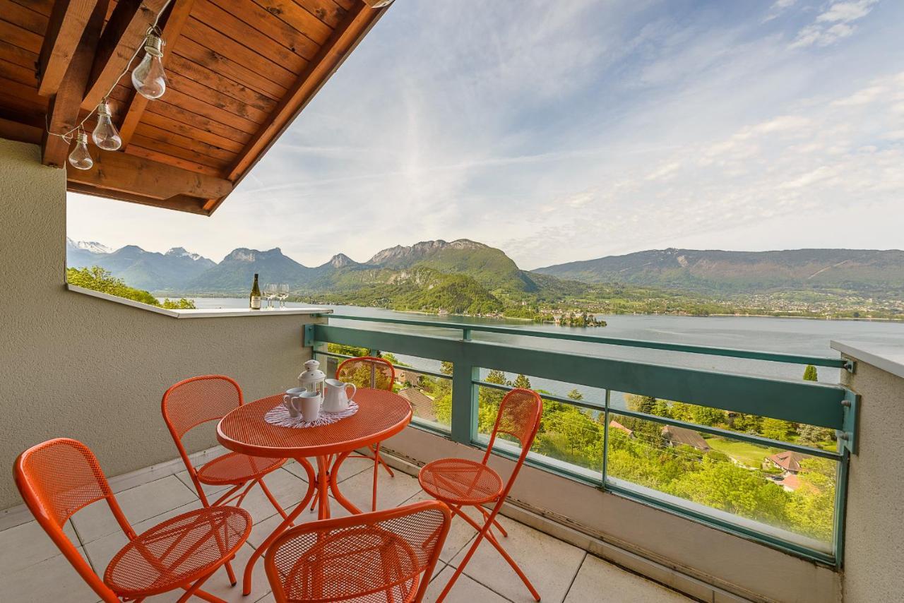 L'Hermitage, spacieux appartement avec vue et piscine by LocationlacAnnecy, LLA Selections Talloires Extérieur photo